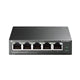 TP-Link TL-SF1005LP 5-Port Metal PoE Switch 41W Desktop Unmanaged TP-Link TL-SF1005LP 5-Port Metal PoE Switch 41W Desktop Unmanaged